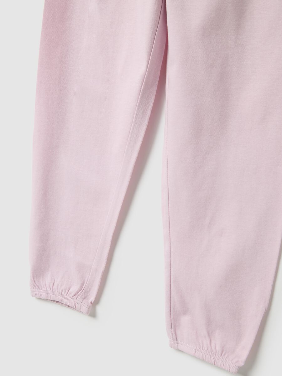 Girls' multicolour pure cotton pyjamas, regular fit_3