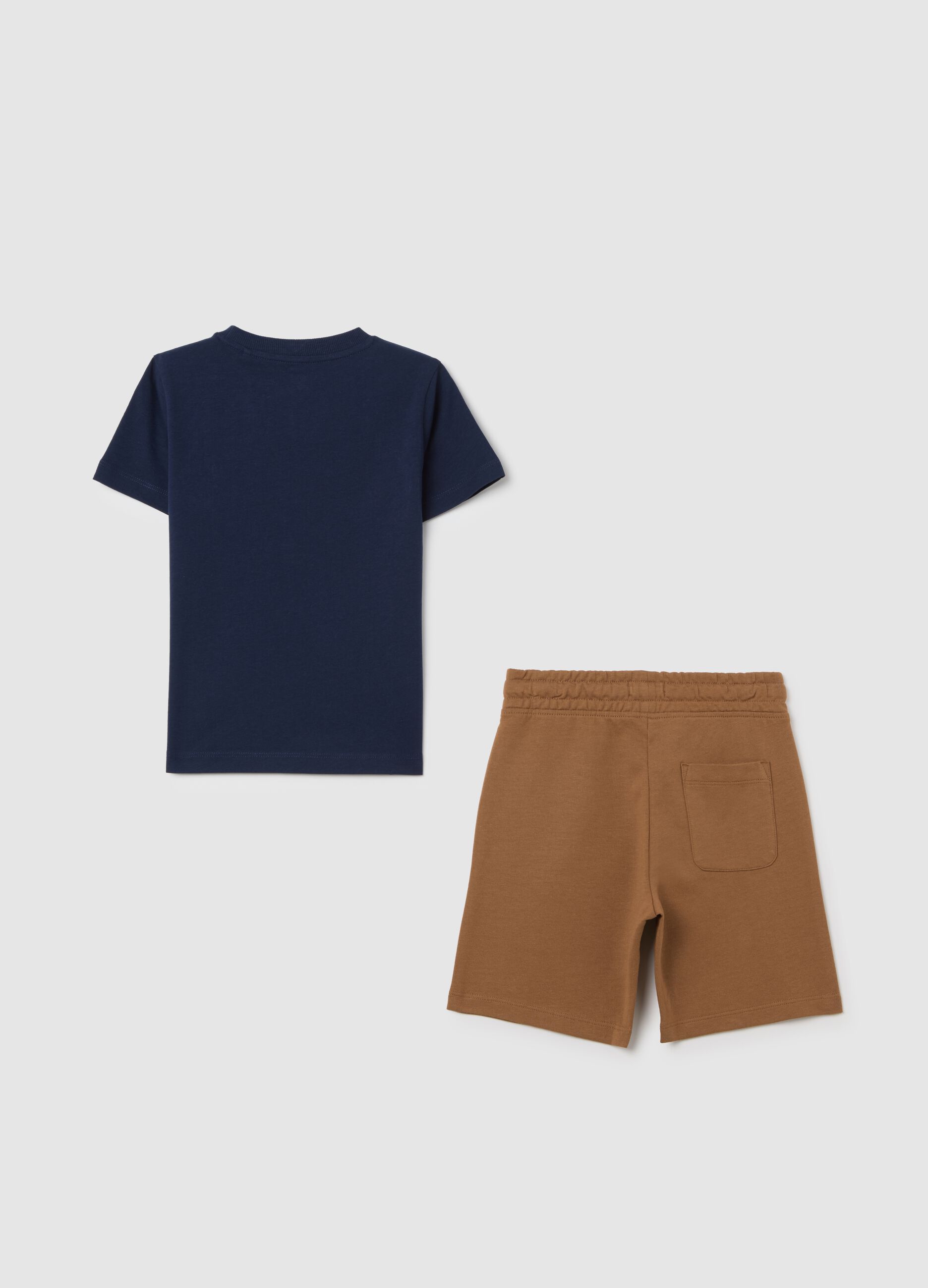 Child's blue pure cotton regular fit outfit