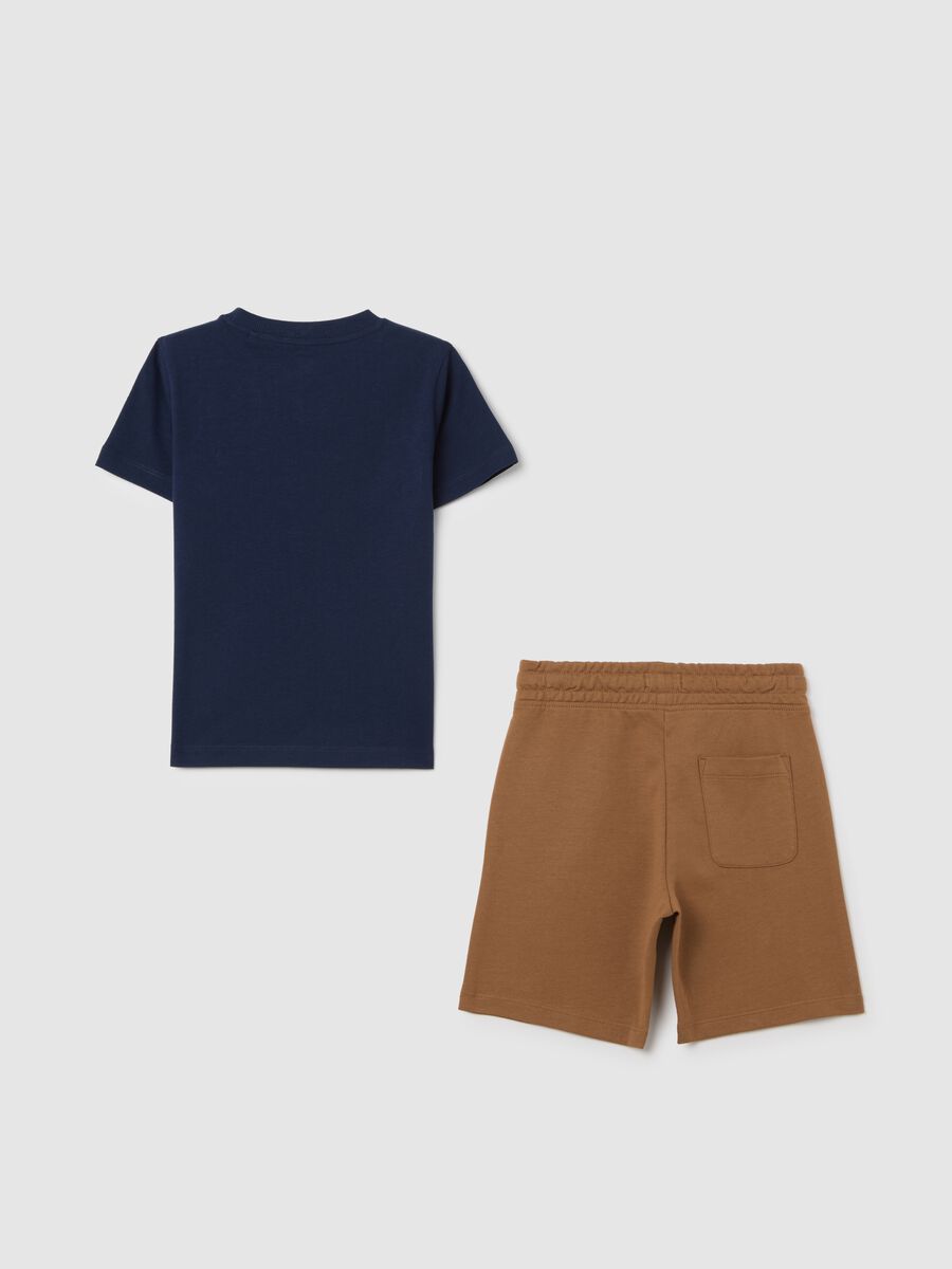 Child's blue pure cotton regular fit outfit_1