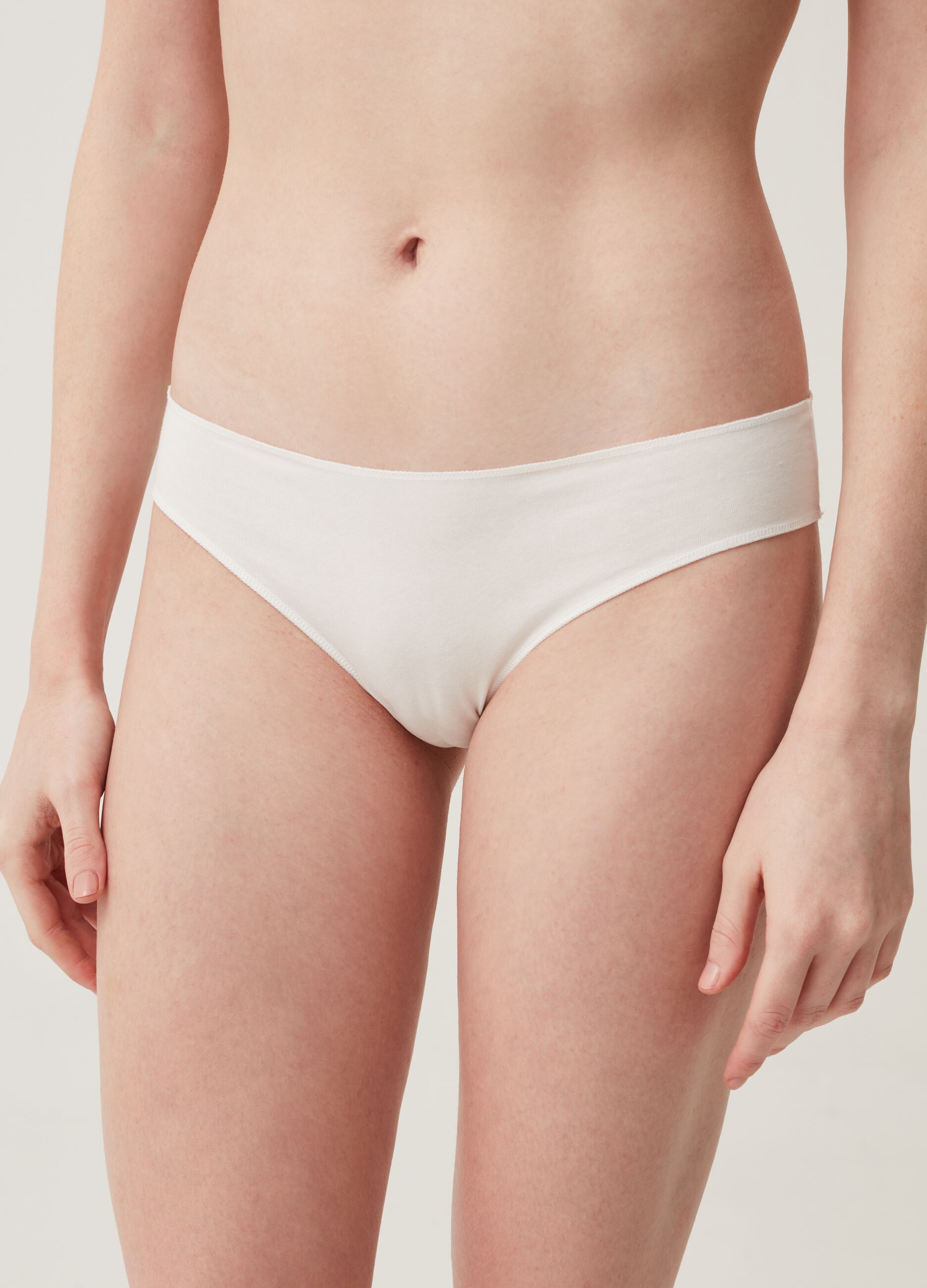Two-pack briefs in stretch cotton