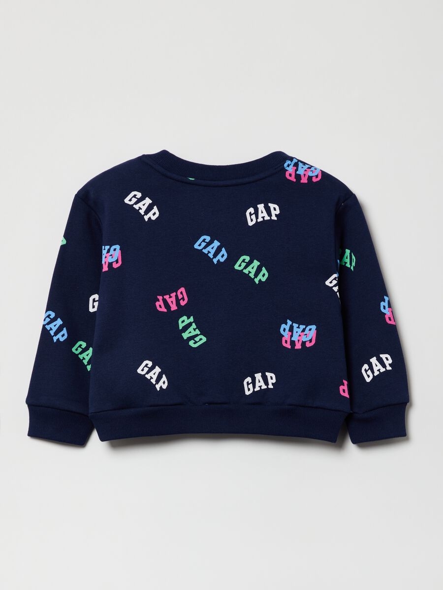 Sweatshirt with all-over logo print_1