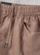 100% Linen Shorts Mocha_8