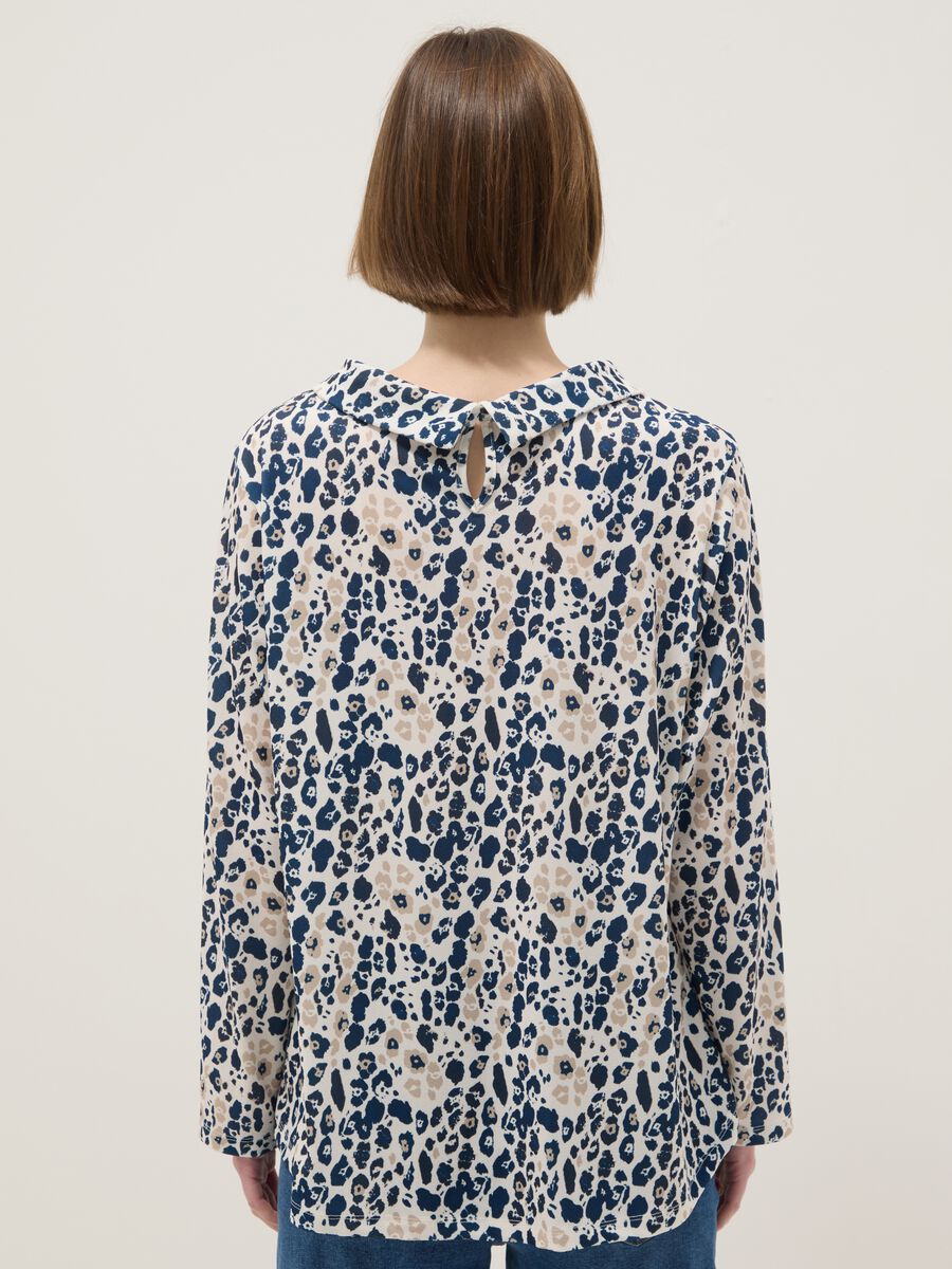 Maglia a maniche lunghe multicolor regular fit con fantasia_3