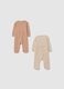 Brown Cotton Baby Sleepsuit_1