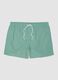 Green swim shorts with elasticated waistband_4