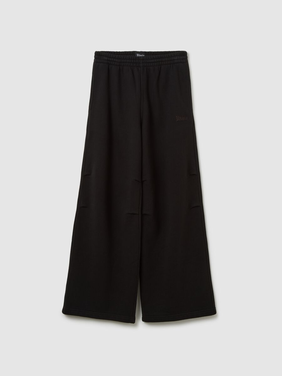 Black Flare Sweatpants_4