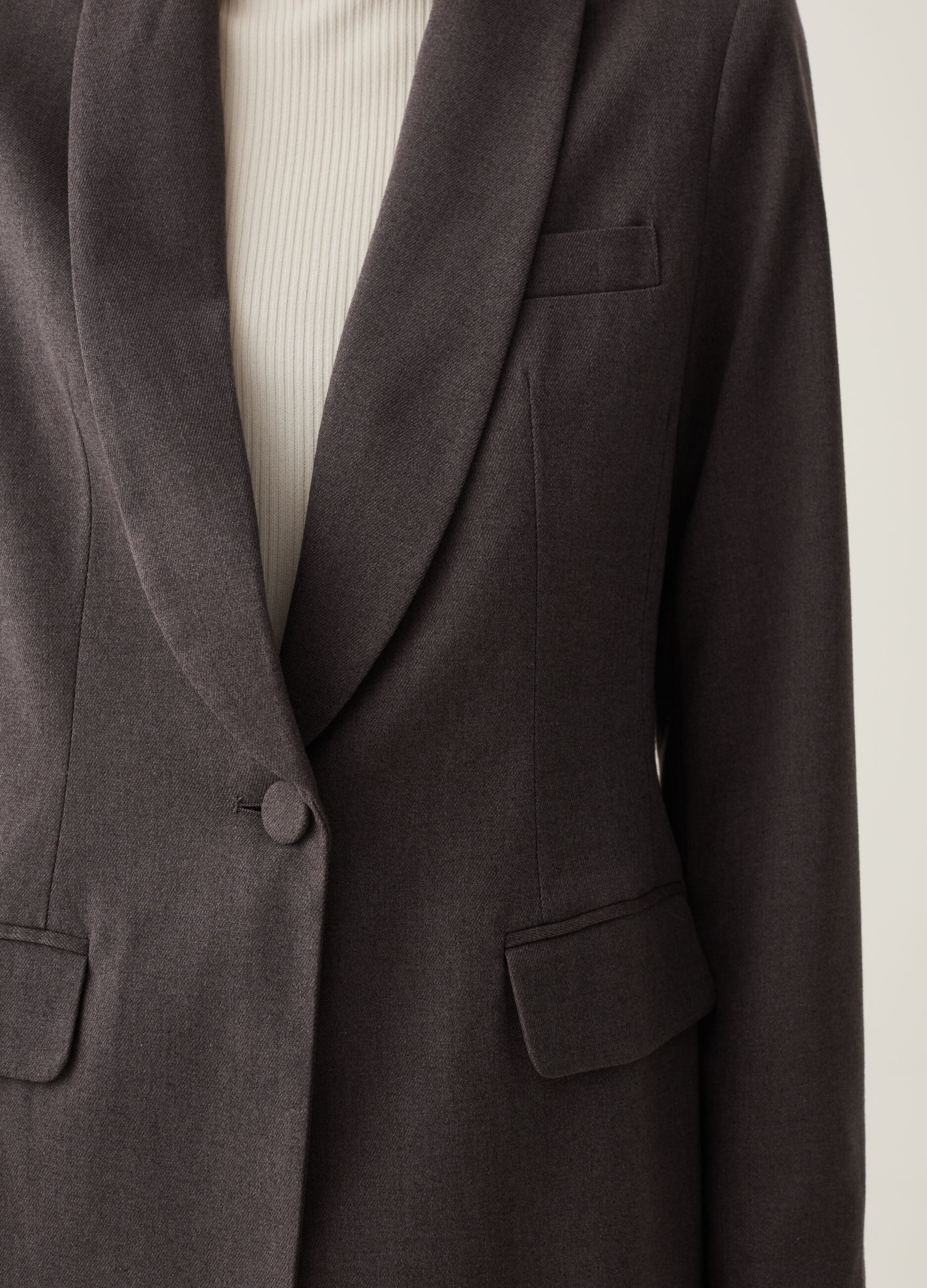 Blazer monopetto tinta unita_3