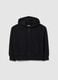 Girls' black pure cotton regular fit sweatshirt_0