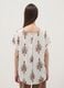 White pure viscose blouse with brown print, regular fit_3