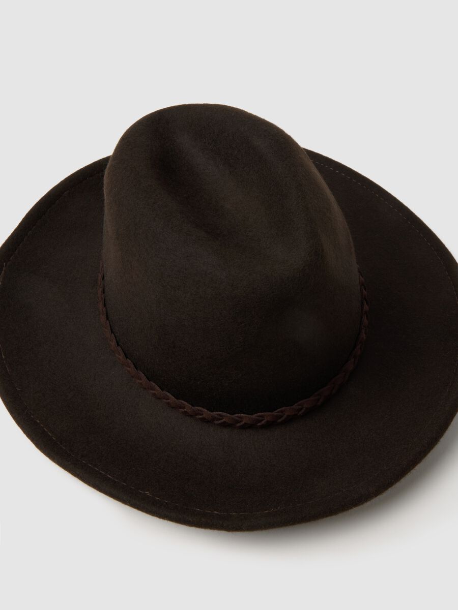 Cappello fedora marrone_1