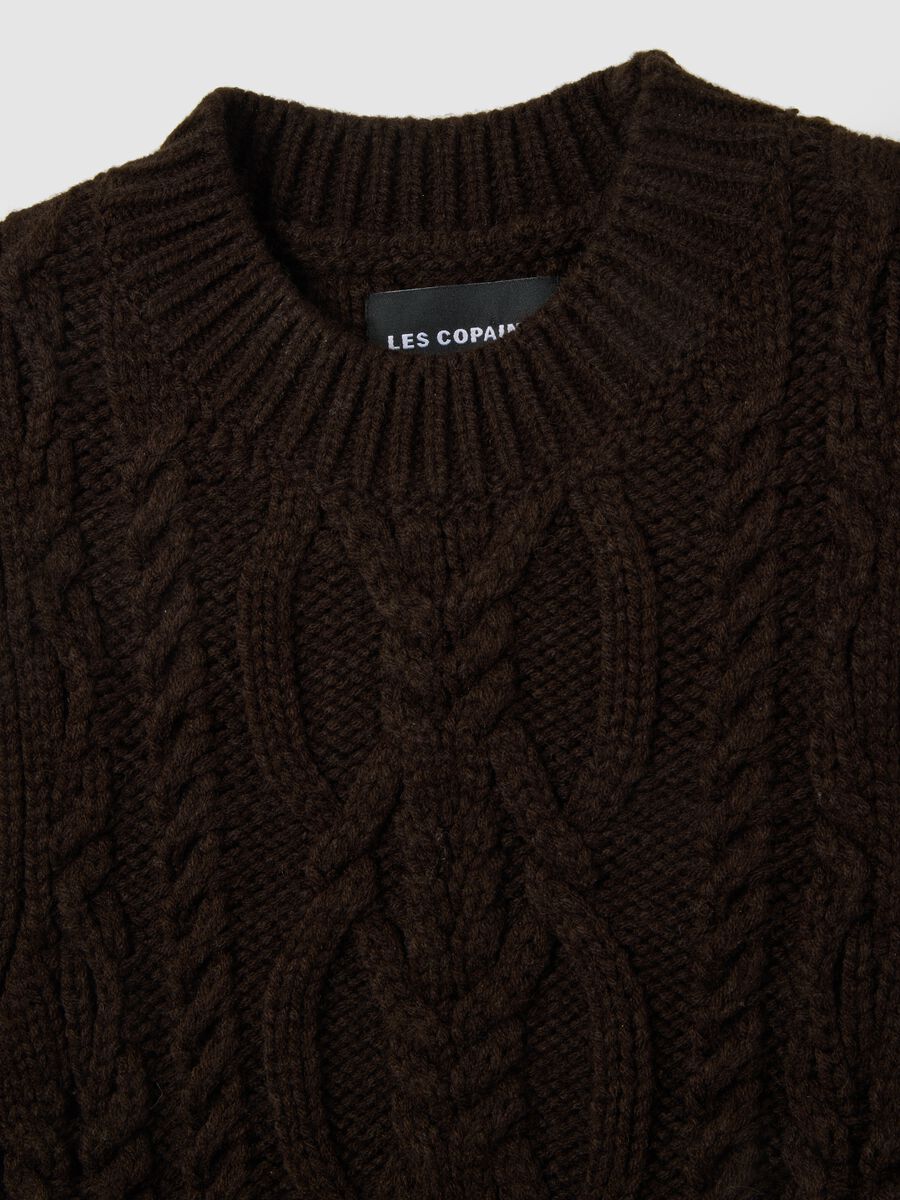 Brown wool-blend vest_5