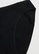 Girls' black cotton stretch regular fit briefs_2