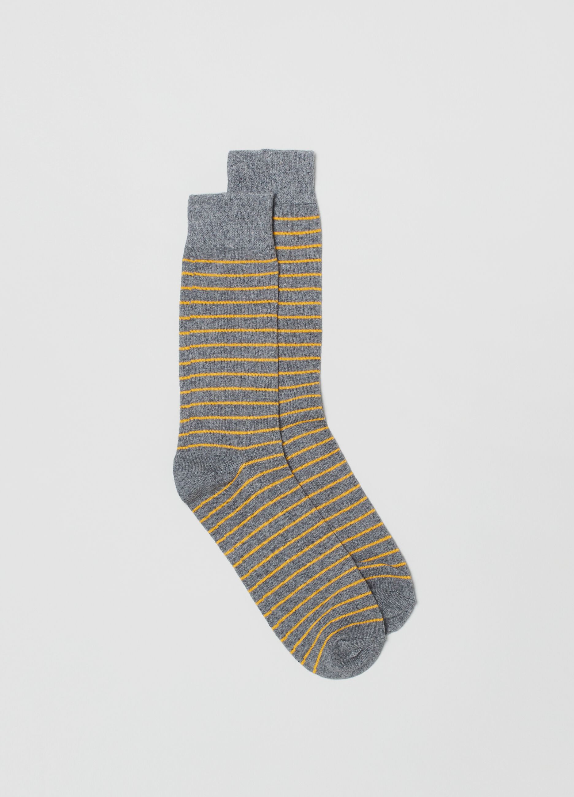 Set cinque calze midi a righe_1