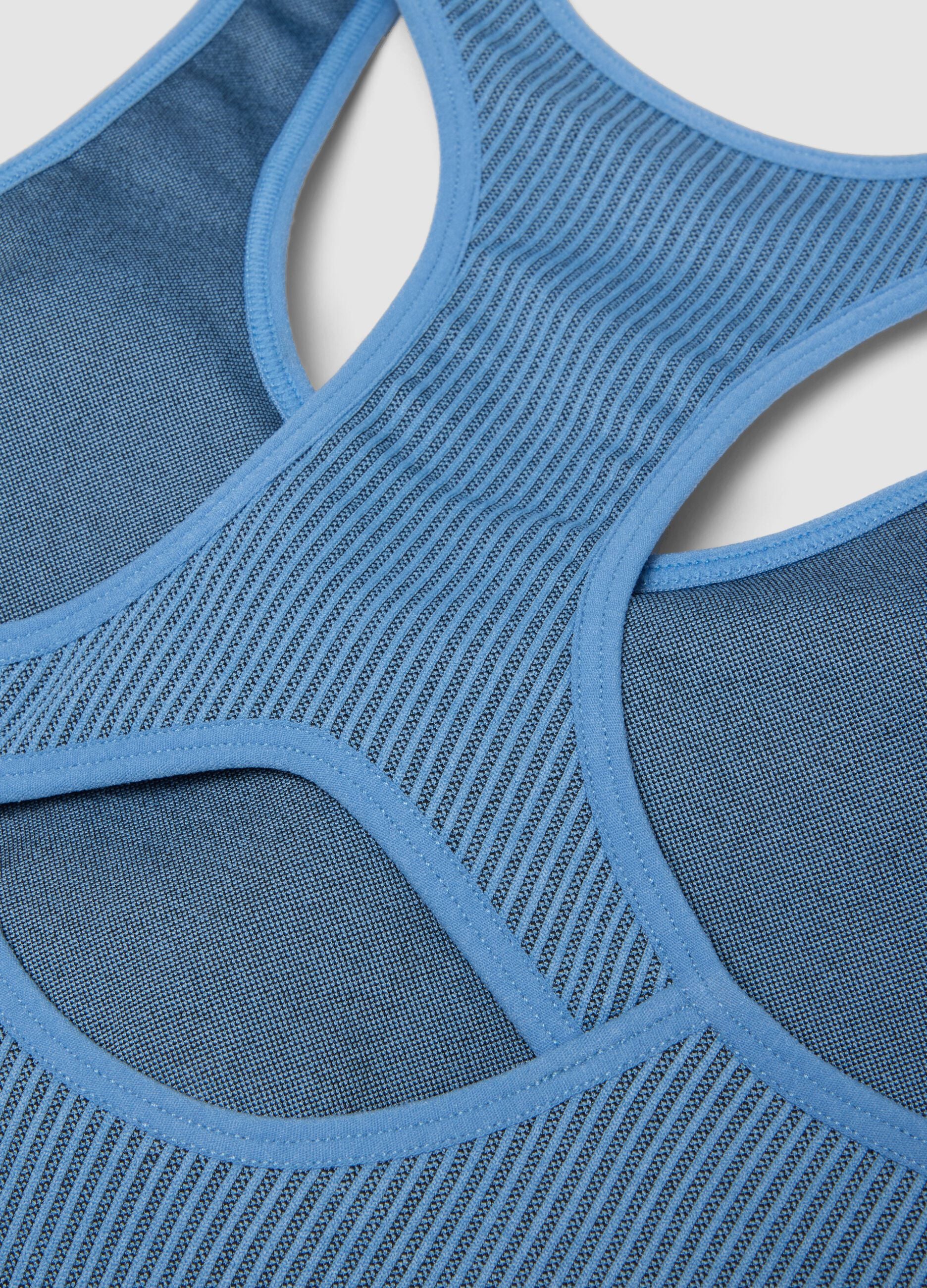 ALTAVIA Breathable Padded Technical Blue Top