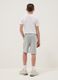 Boys' grey 100% cotton relaxed-fit shorts_1