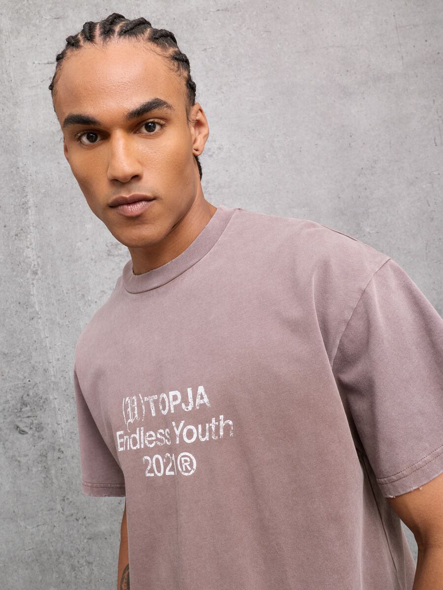 Sunfaded Oversize T-shirt Mocha_2