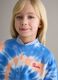 Girls' multicolour cotton-blend sweatshirt, regular fit with Tie-dye pattern_2