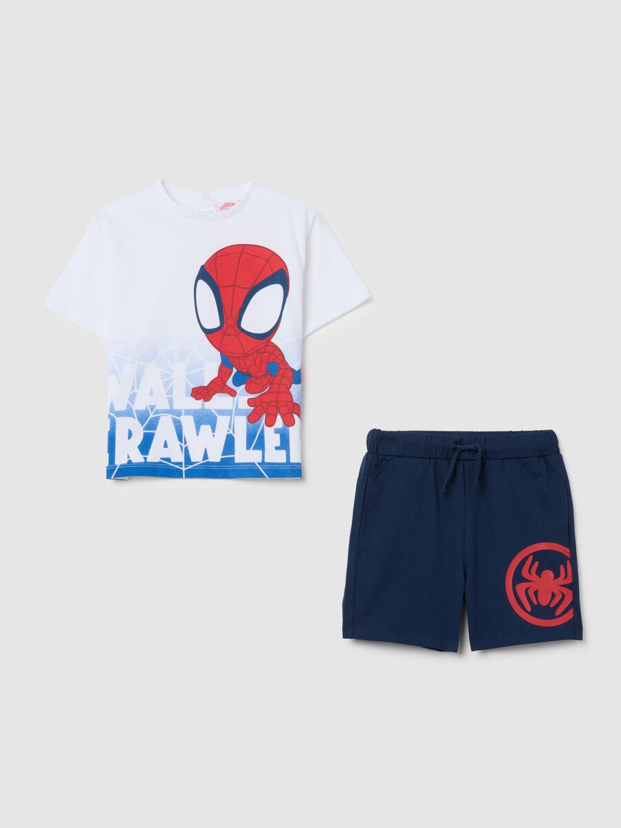 Set of newborn multicolor cotton t-shirts featuring Spider-Man_0