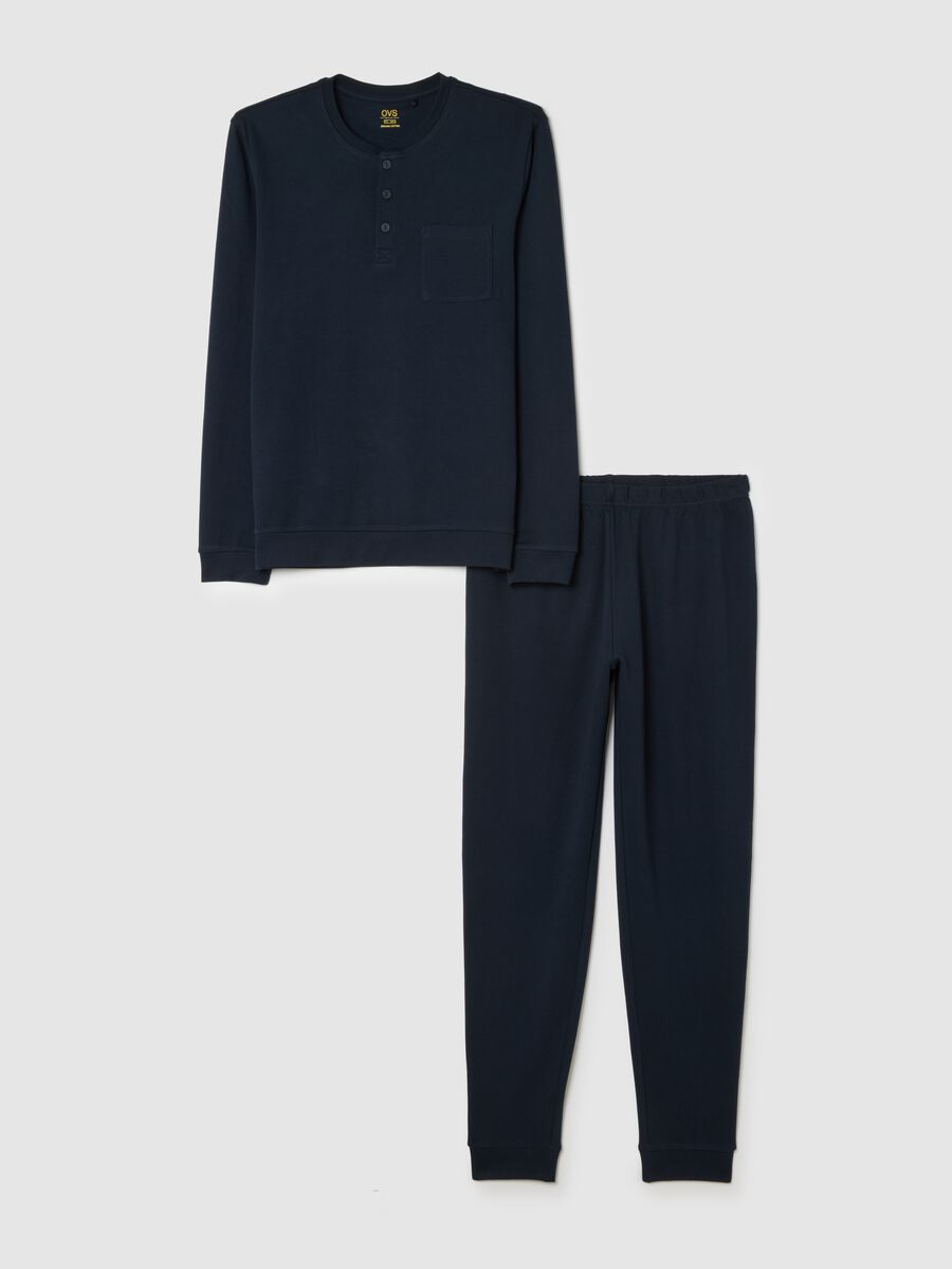 Blue Cotton Pyjamas_0