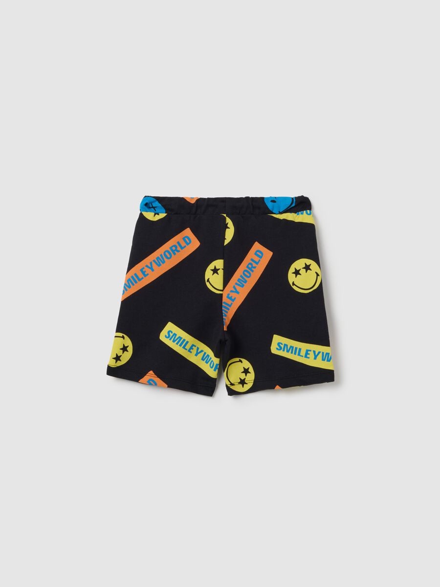 Kids' shorts in pure multicolour cotton regular fit_1