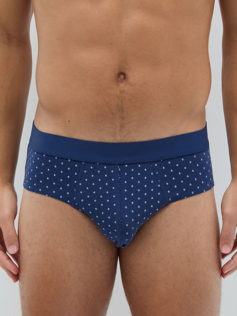 Tripack slip in cotone elasticizzato multicolor regular fit_1