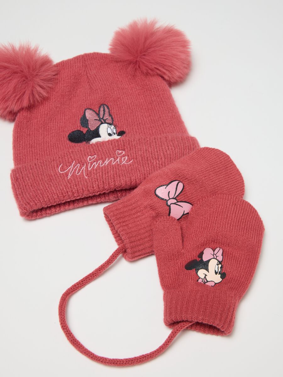 Pink Girls' Hat with Pom Pom_2