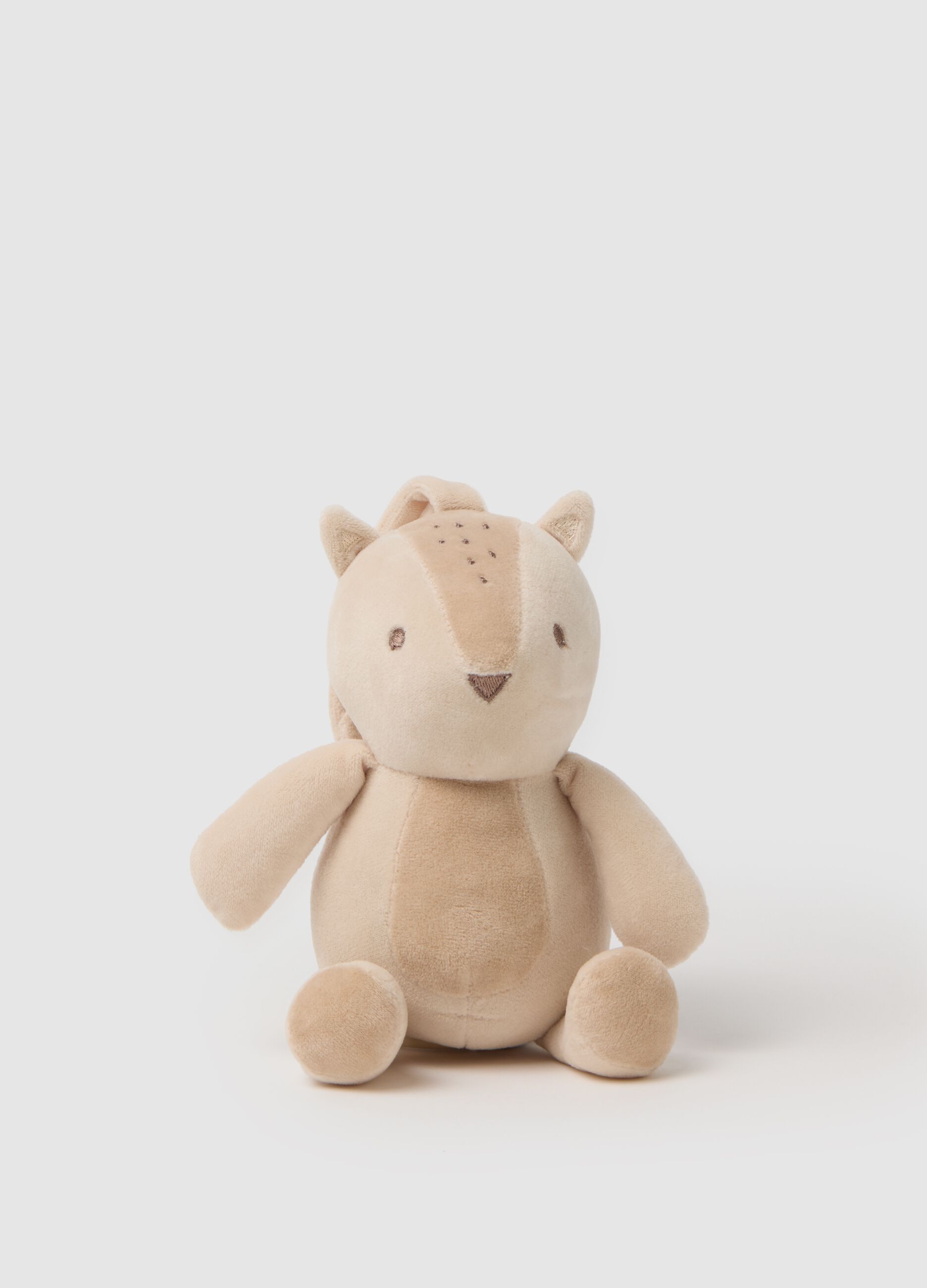 Beige Baby Squirrel Plush
