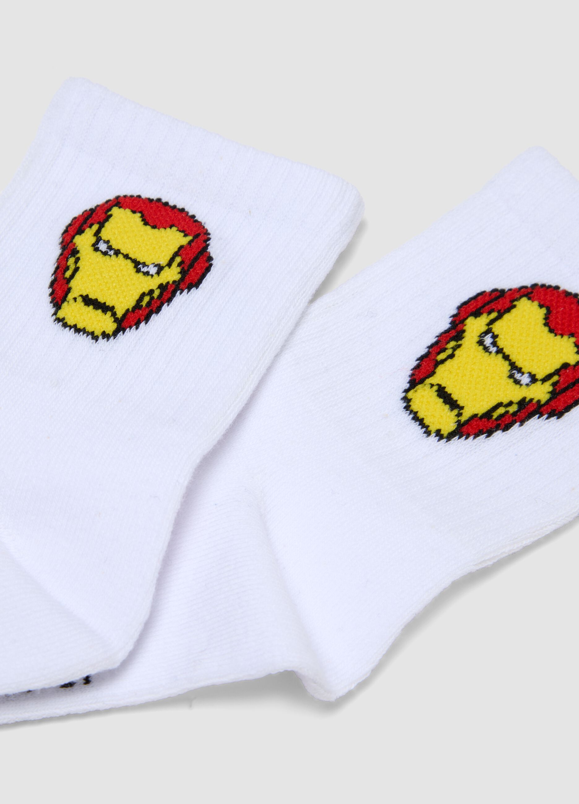 2-pack blue organic cotton tennis socks