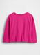 Long-sleeved cotton pink top_1