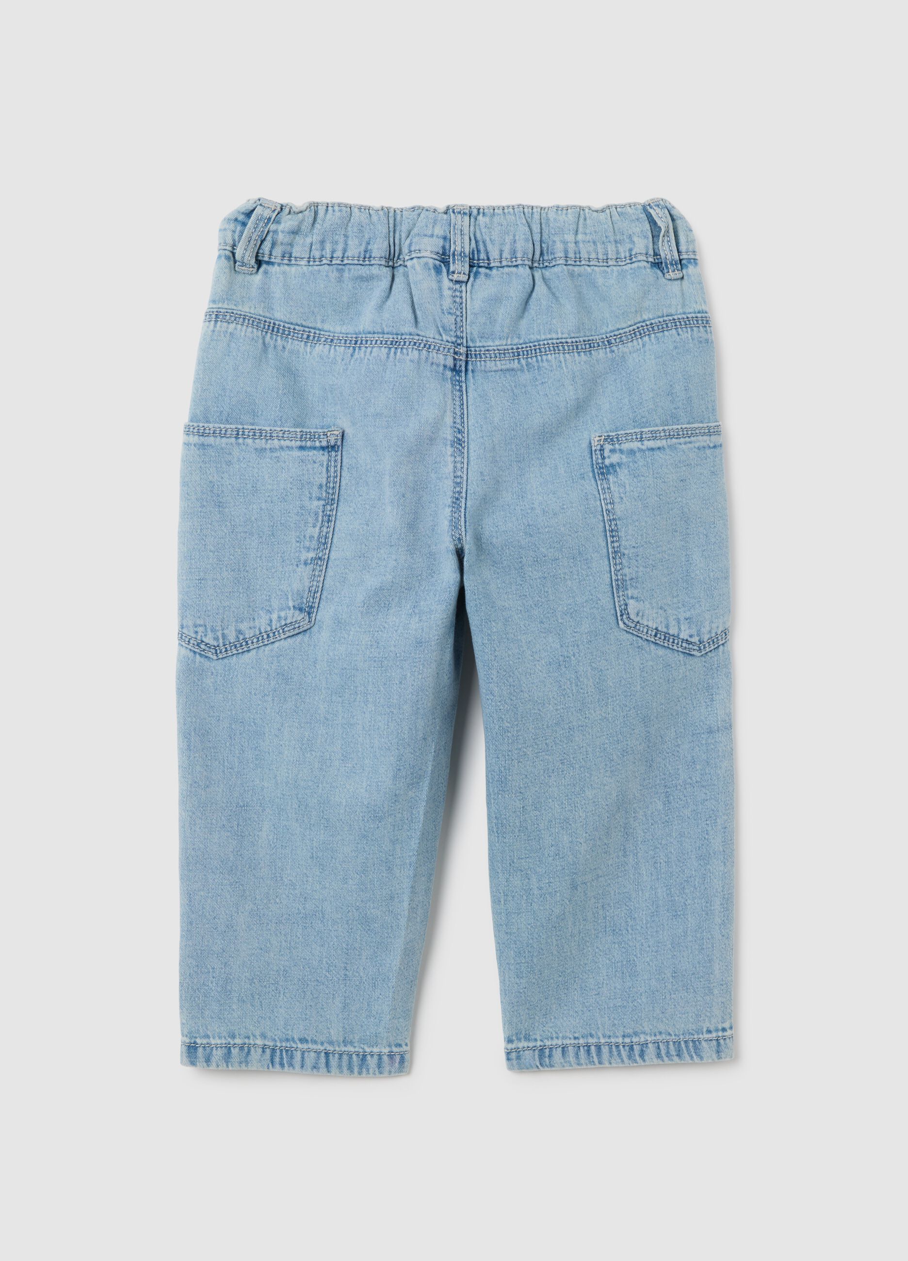 Children's Blue Denim Over Fit Jeans