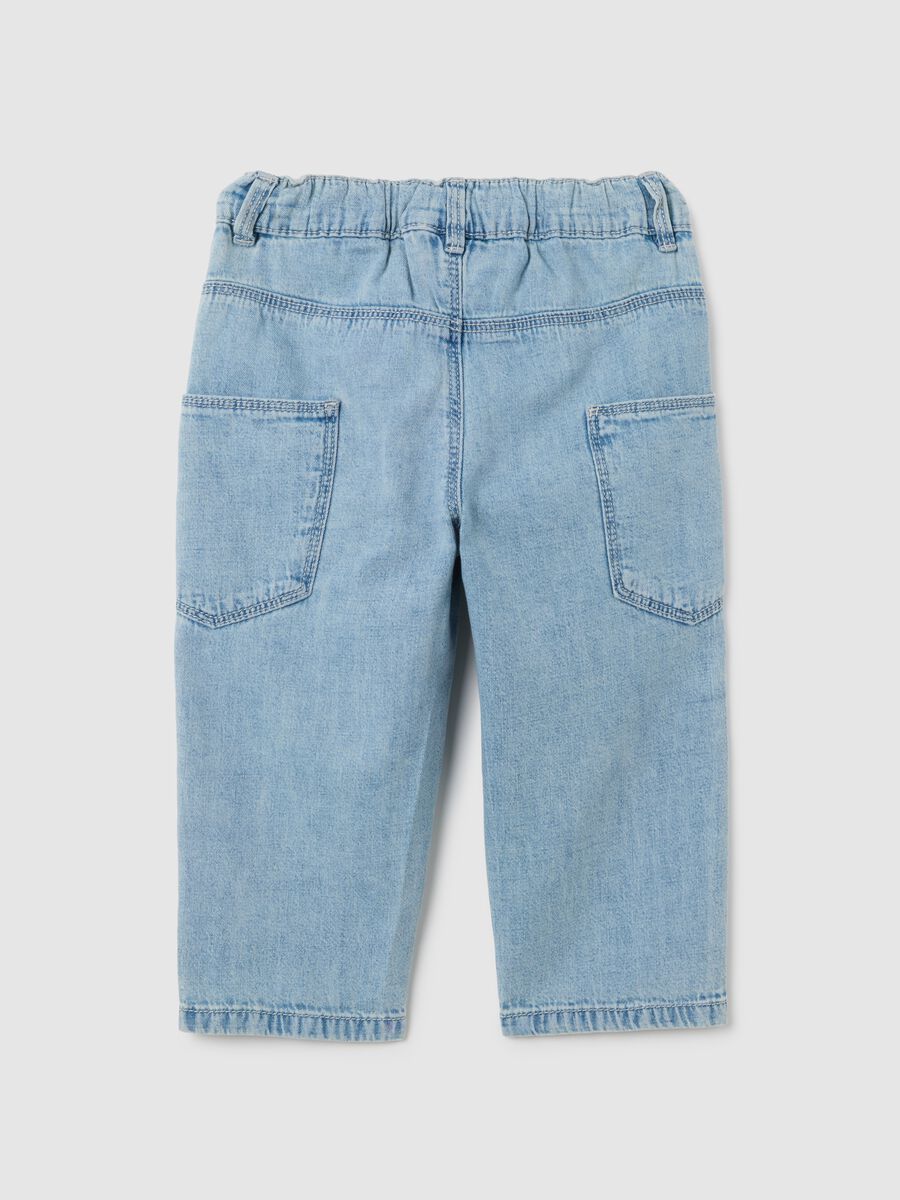 Children's Blue Denim Over Fit Jeans_1
