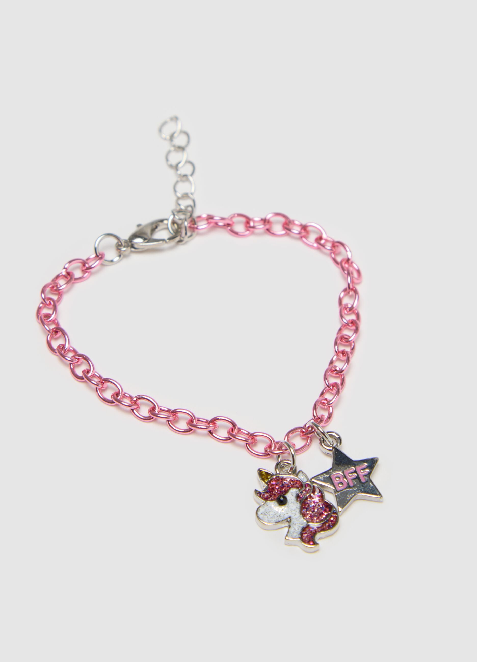Unicorn and Star Charm Bracelets for Girls