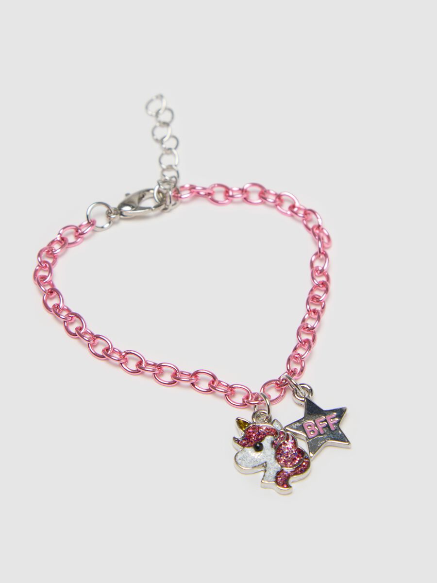 Unicorn and Star Charm Bracelets for Girls_2