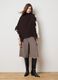 Brown Poncho with Fringes_1