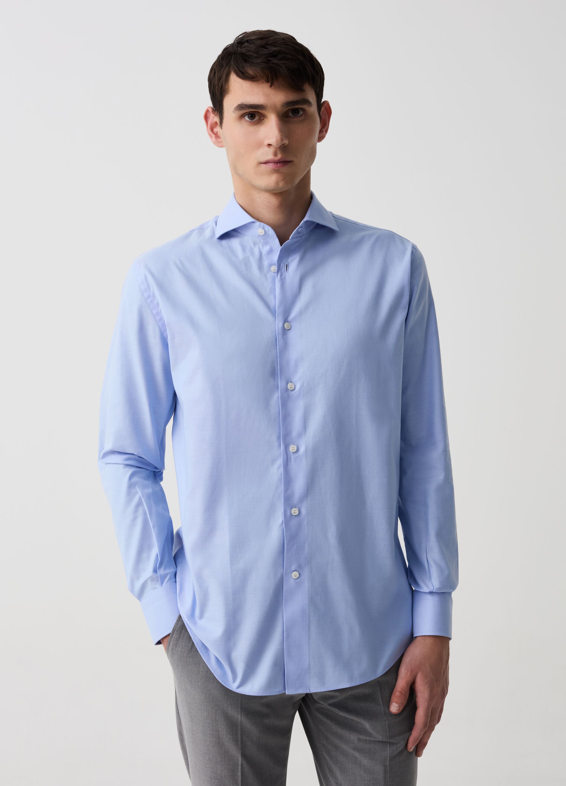 Camicia cotone cheap doppio ritorto