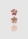 Women's multicolour hair clips with floral details_0