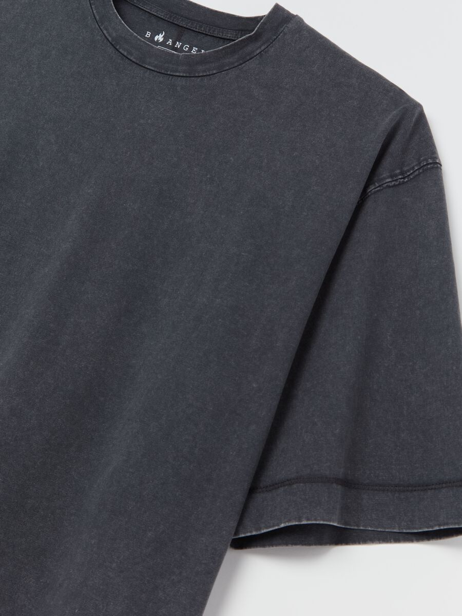 T-shirt in cotone con scollo rotondo_5