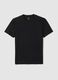 Black pure cotton regular fit T-shirt_4