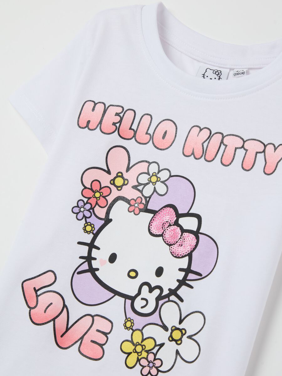 T-shirt with Hello Kitty print and sequins_3