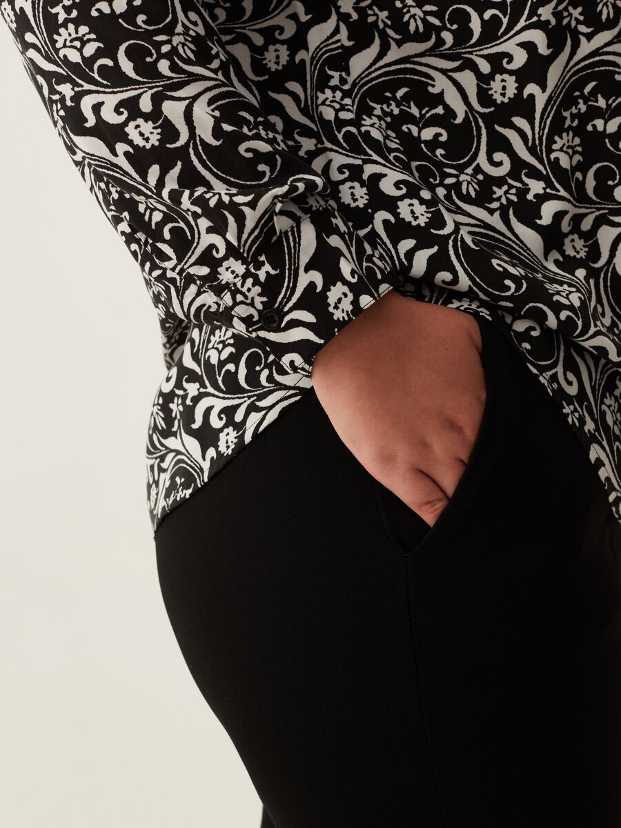 Camicia in viscosa con stampa Curvy_1