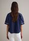 Blue boxy fit pure cotton T-shirt with embroidery_3