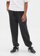 Black trousers in pure cotton_1