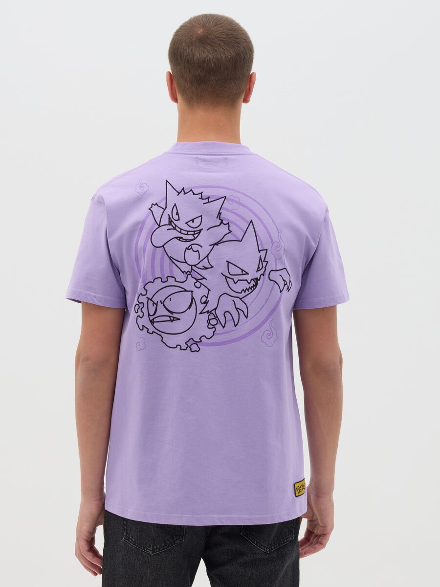 Purple Short Sleeve Manga T-shirt_3