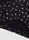 Black stretch organic cotton girls&rsquo; briefs with star print_2
