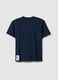 Boys' blue pure cotton T-shirt relaxed fit with print_4