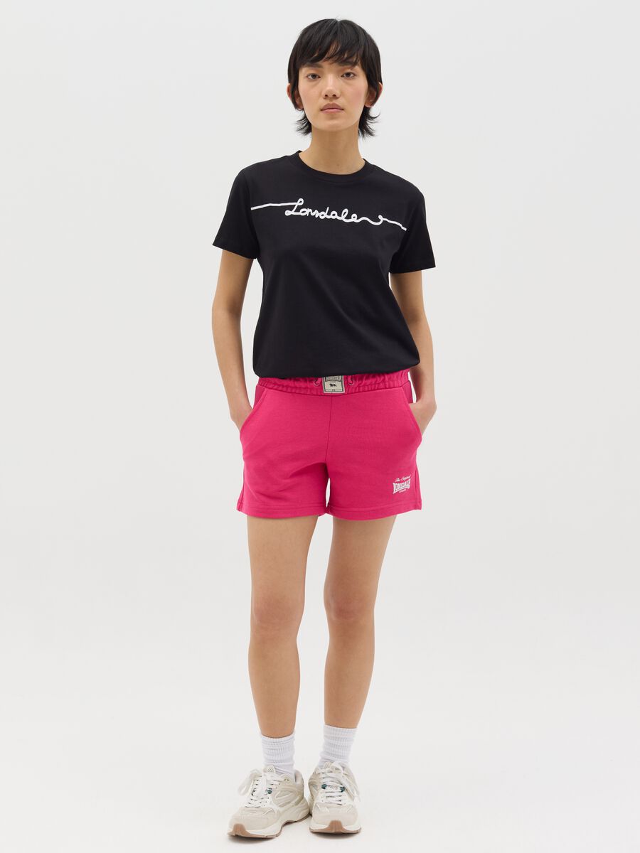 Cotton T-shirt with logo print_1