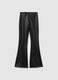 Black faux leather leggings_4
