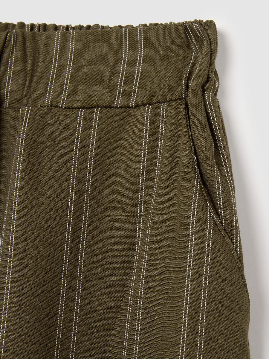 Women's Green Regular Fit Trousers_5