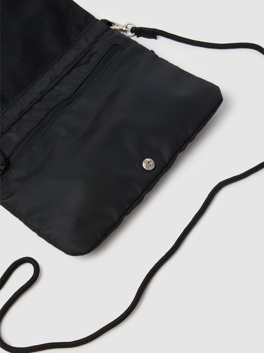 Men's Black Crossbody Bag with Multiple Pockets_2