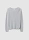 Grey crewneck jumper regular fit_4